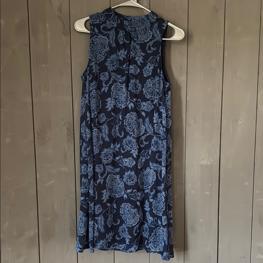Tommy Hilfiger Navy Floral Midi Dress